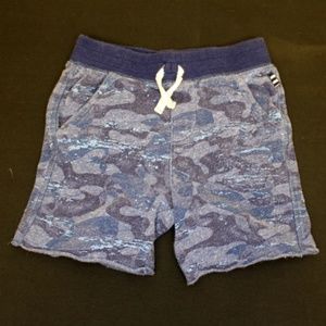 Blue Camouflage Shorts